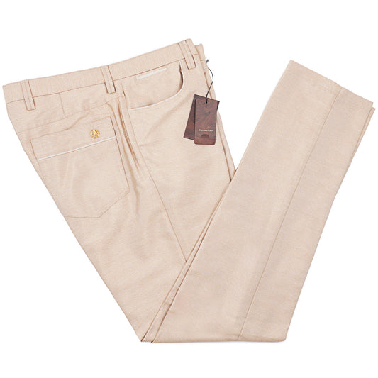 Stefano Ricci Silk-Cotton 5-Pocket Pants - Top Shelf Apparel