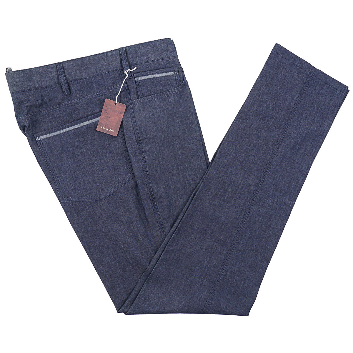 Stefano Ricci Lightweight Chambray Jeans