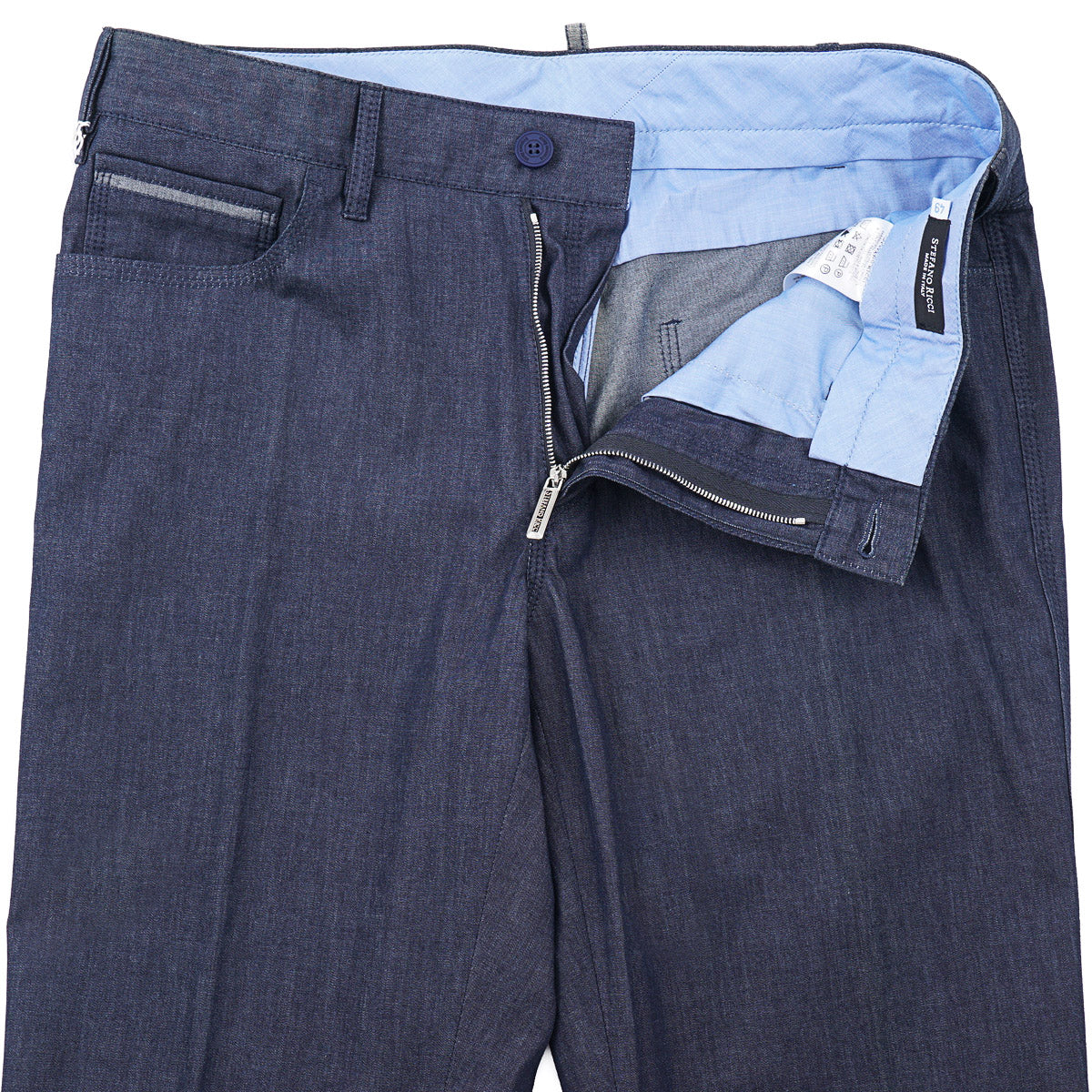 Stefano Ricci Lightweight Chambray Jeans