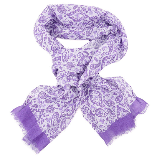 Isaia Lightweight Cotton and Linen Scarf - Top Shelf Apparel
