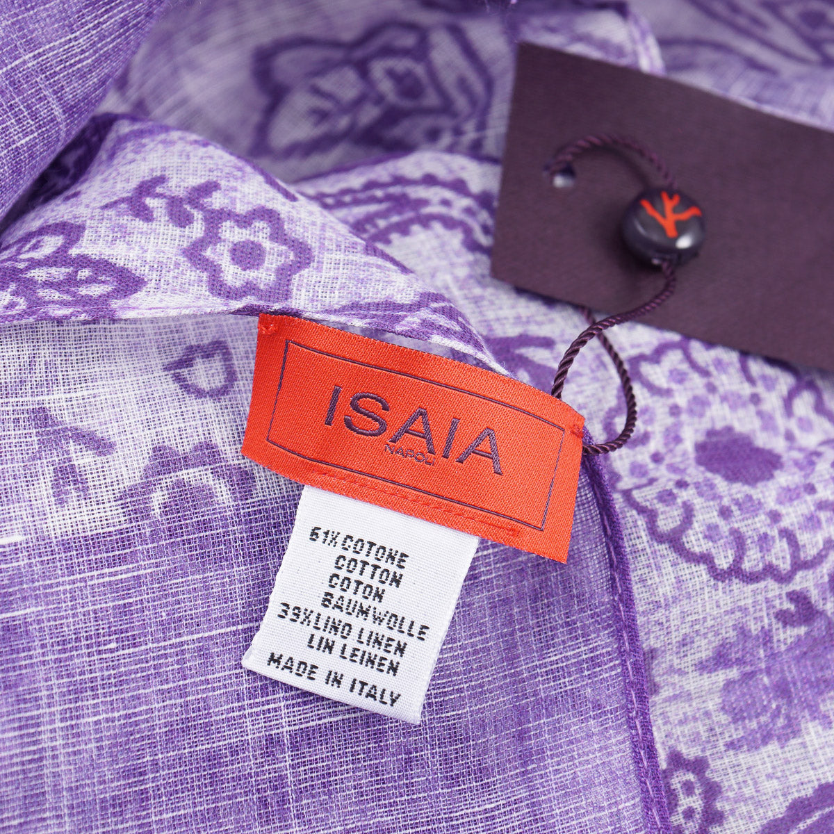Isaia Lightweight Cotton and Linen Scarf - Top Shelf Apparel