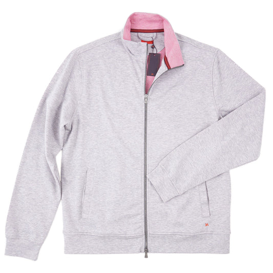 Isaia Jersey Cotton Track Jacket Sweatshirt - Top Shelf Apparel