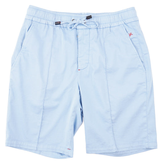 Isaia Cotton-Silk Drawstring Shorts