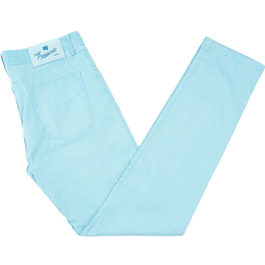 Lightweight Cotton-Silk 5-Pocket Pants