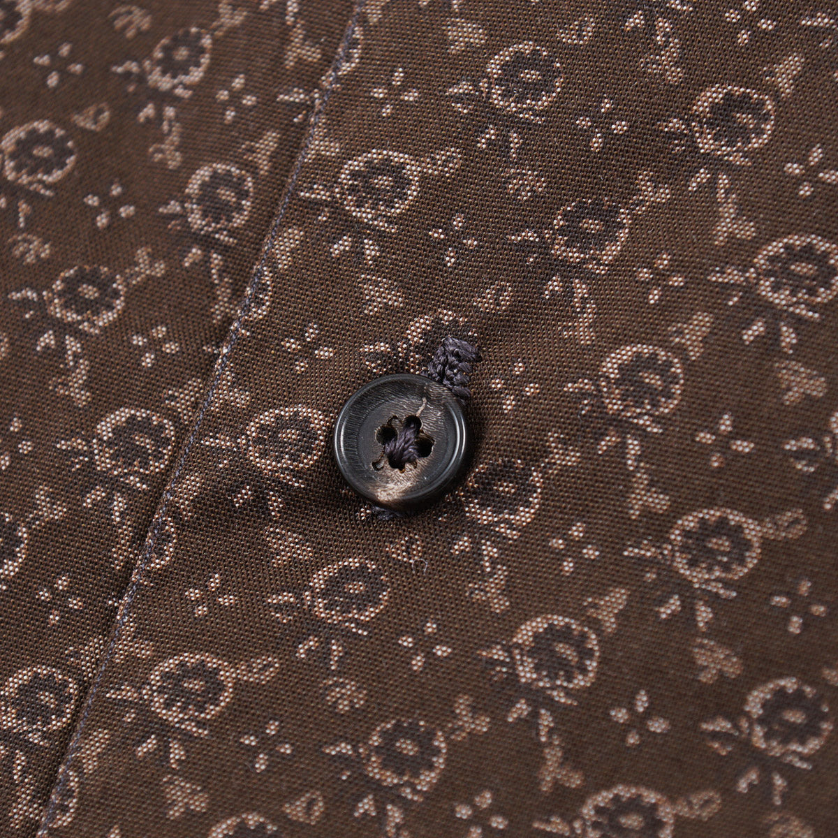 Isaia Printed Shirt with Camp Collar