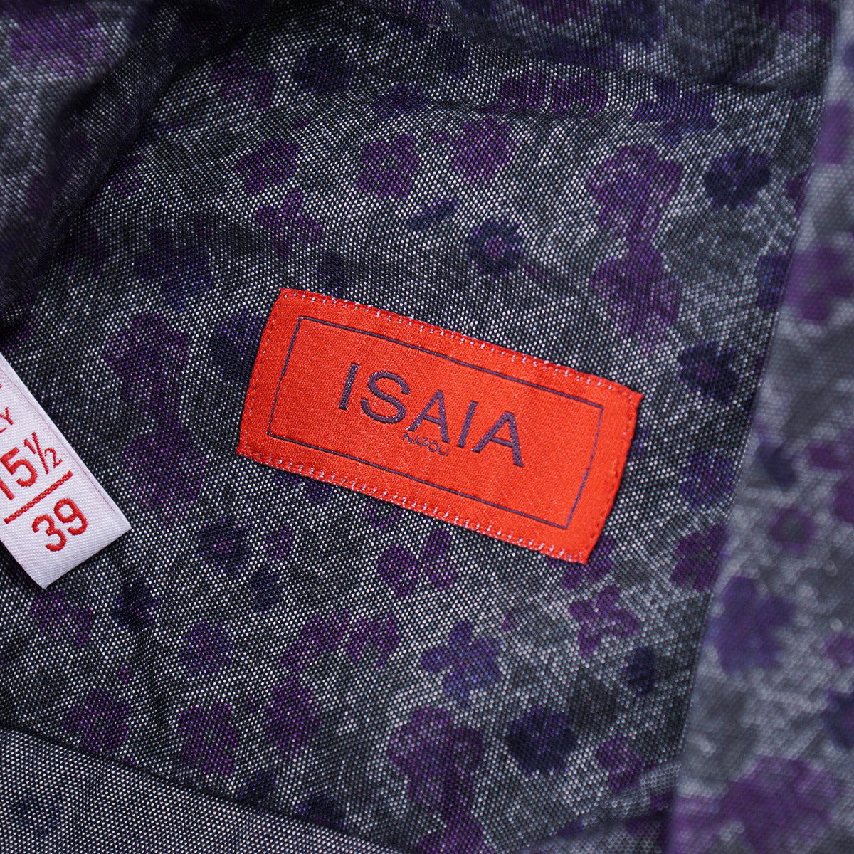 Isaia Short Sleeve Printed Sport Shirt