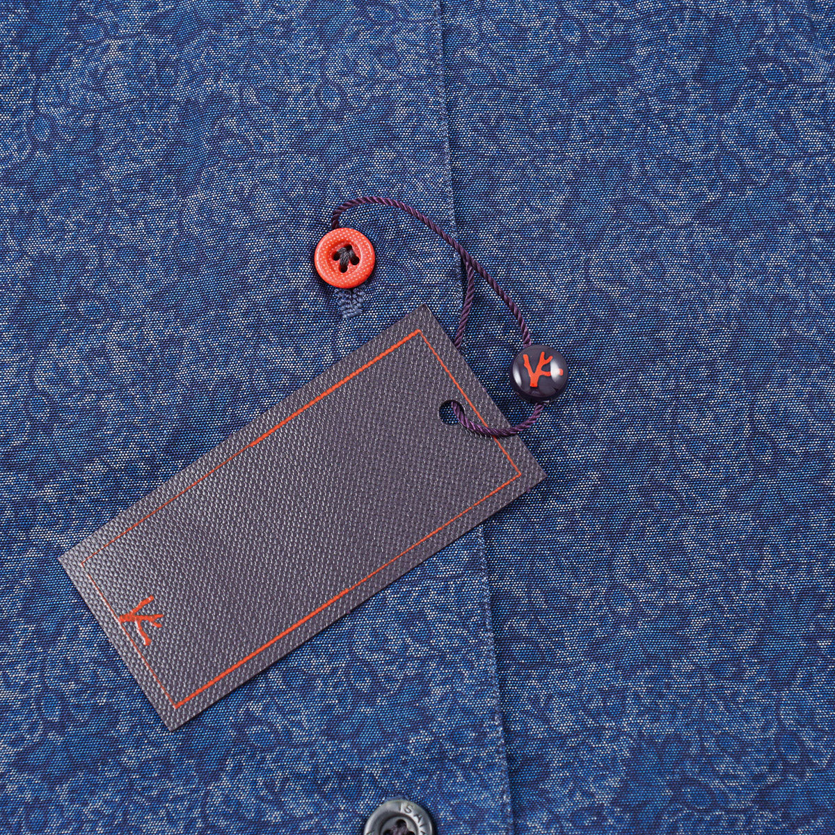 Isaia Printed Shirt with Camp Collar