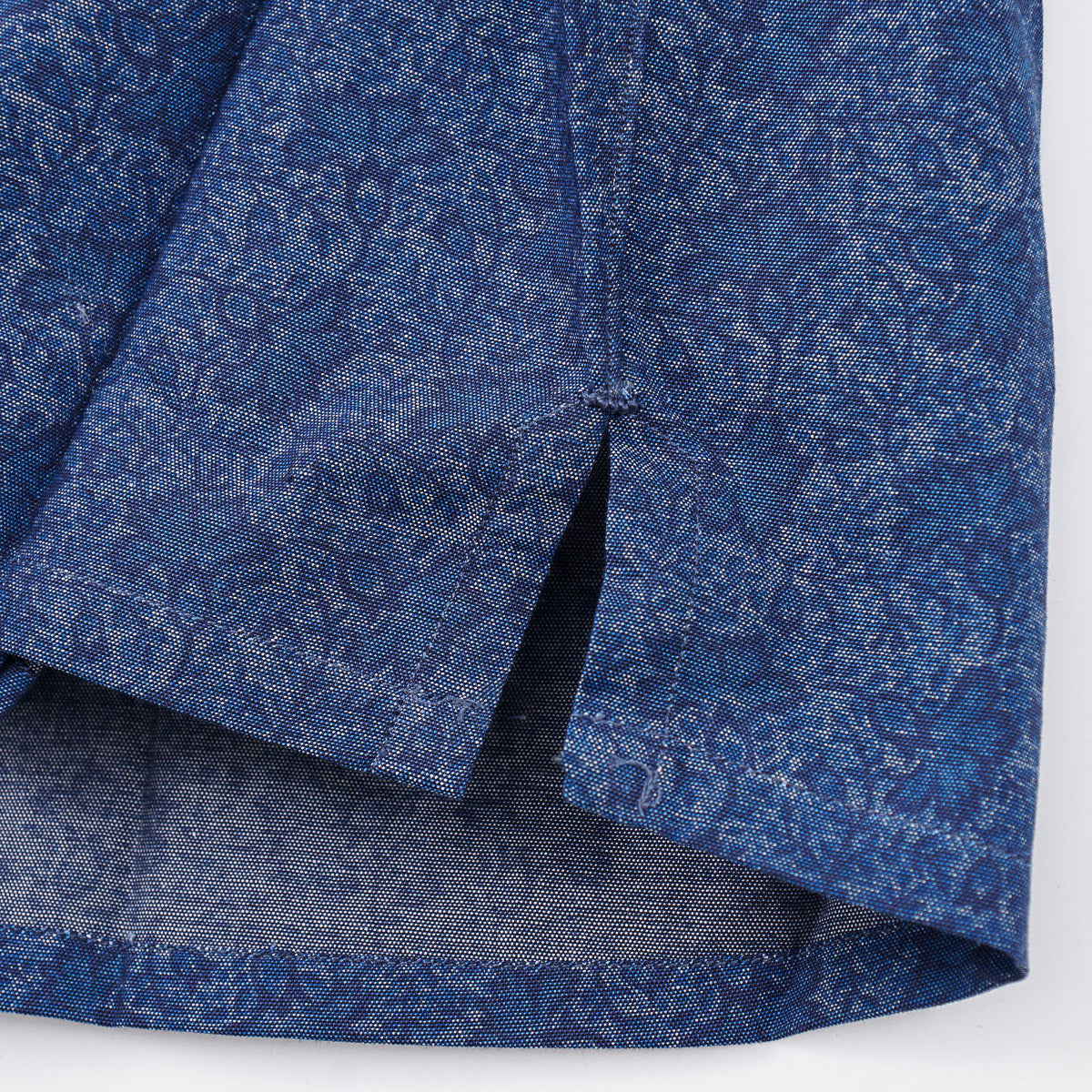 Isaia Printed Shirt with Camp Collar