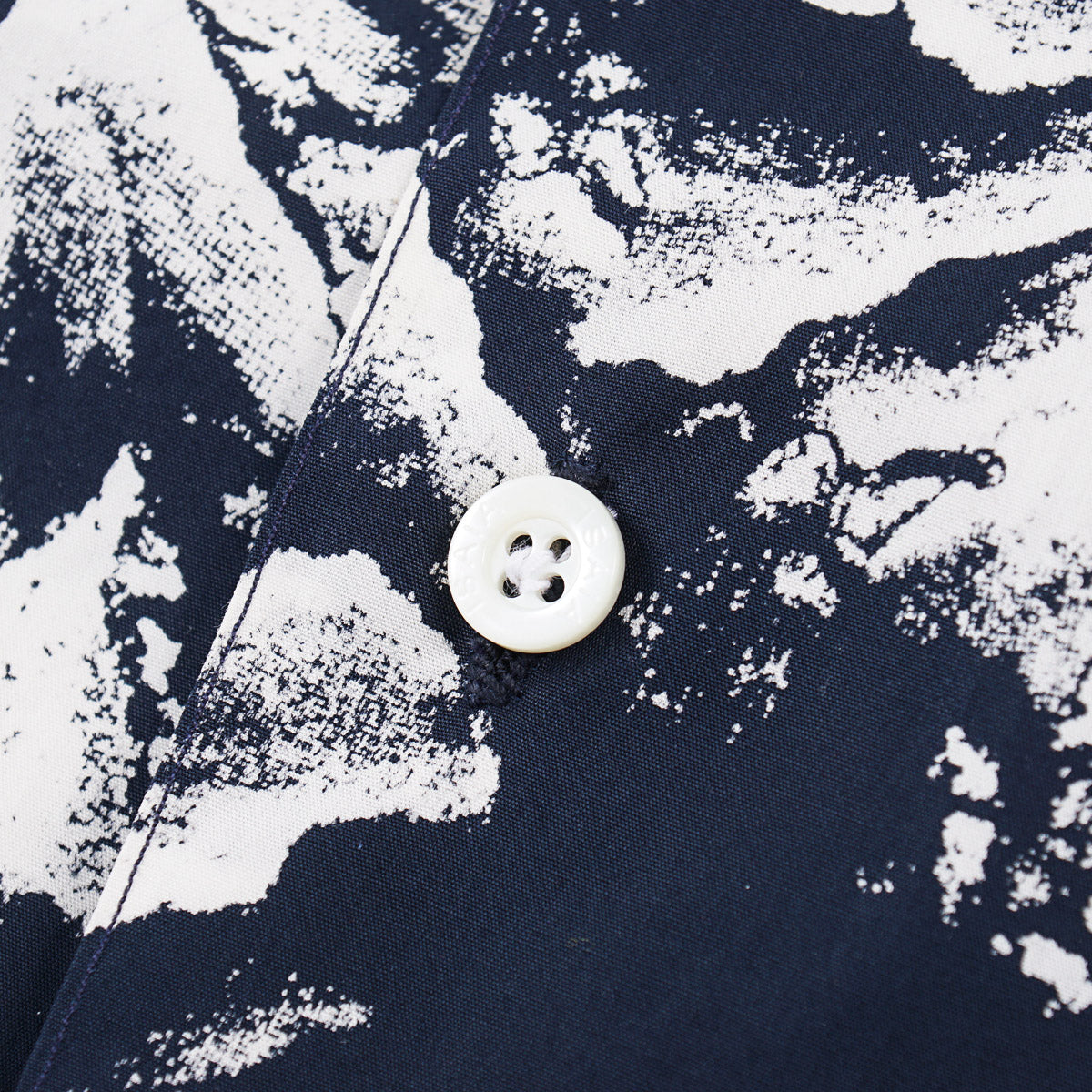 Isaia Printed Shirt with Camp Collar