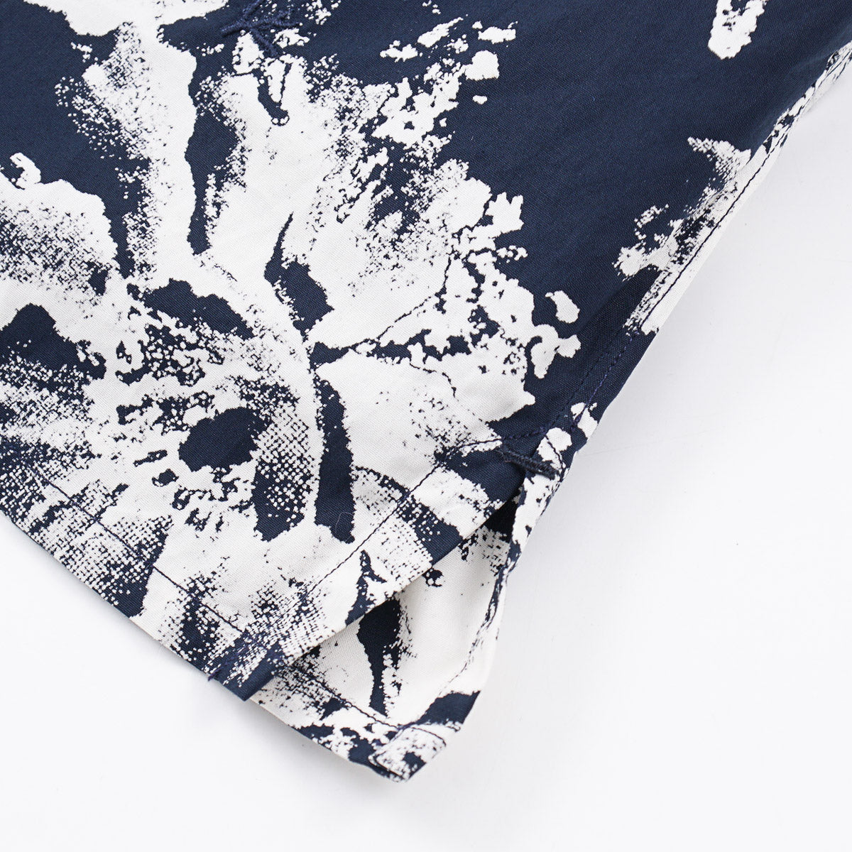 Isaia Printed Shirt with Camp Collar