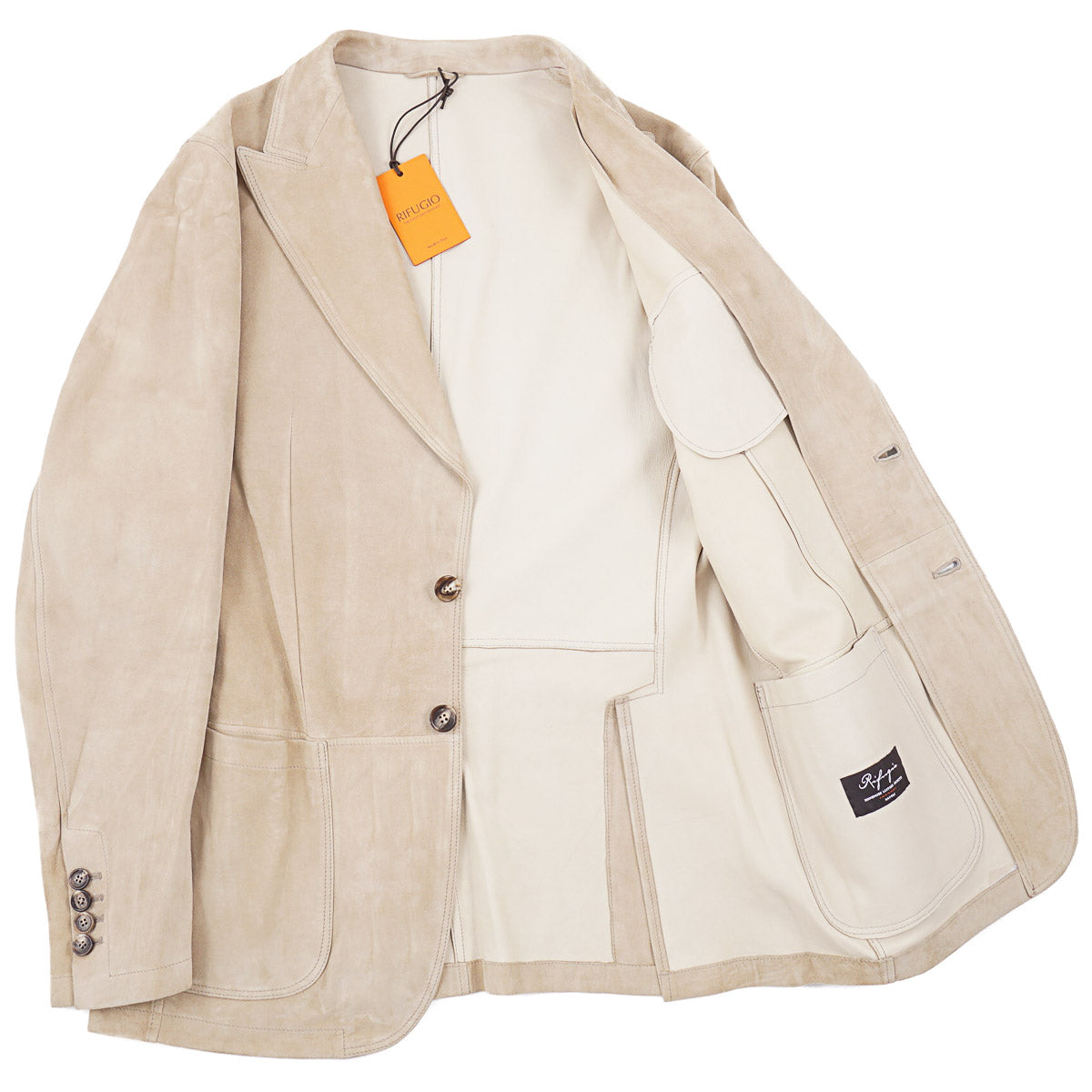 Rifugio Unlined Soft Lamb Suede Blazer