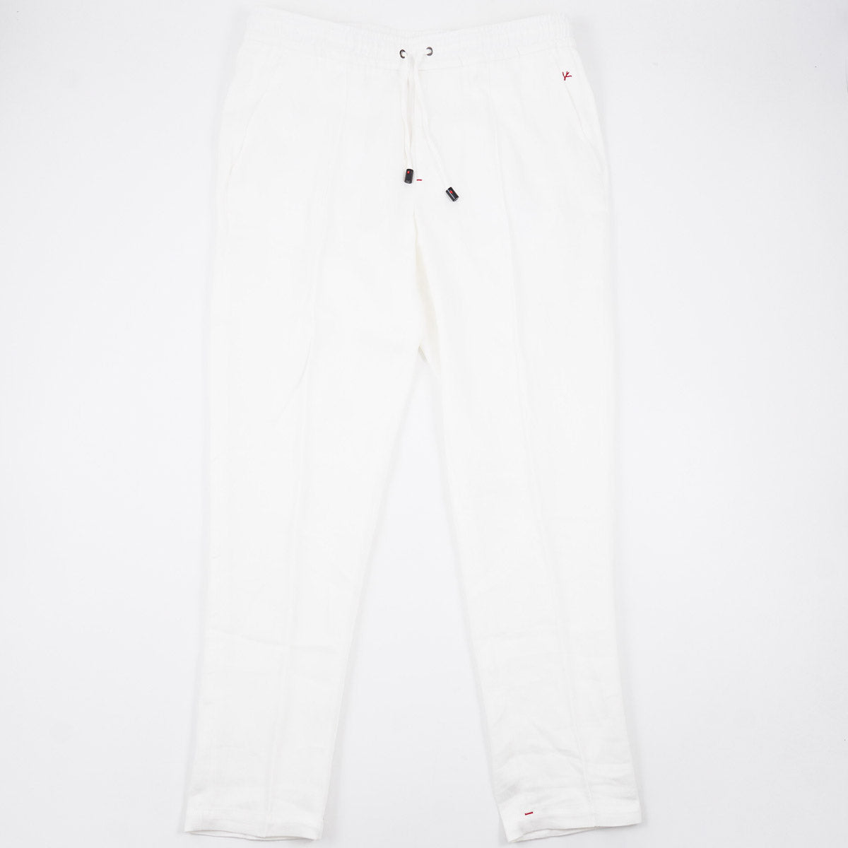 Isaia Linen Drawstring Waist Pants