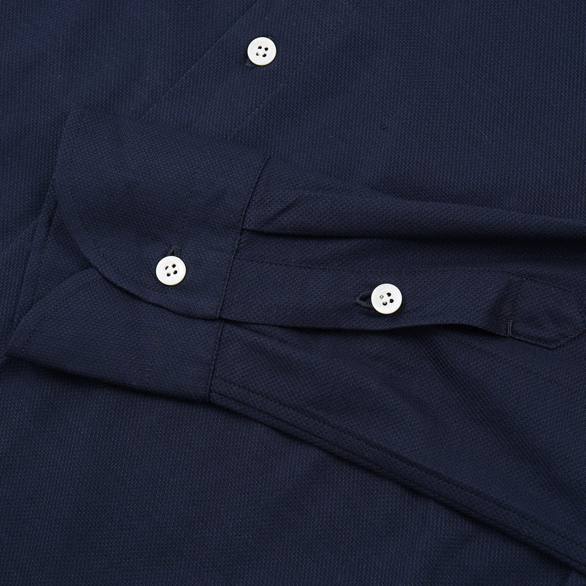 Isaia Slim-Fit Pique Woven Shirt