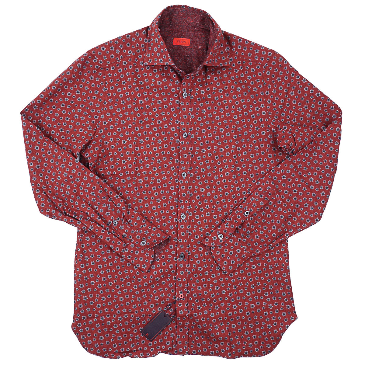 Isaia Soft Twill Cotton Shirt