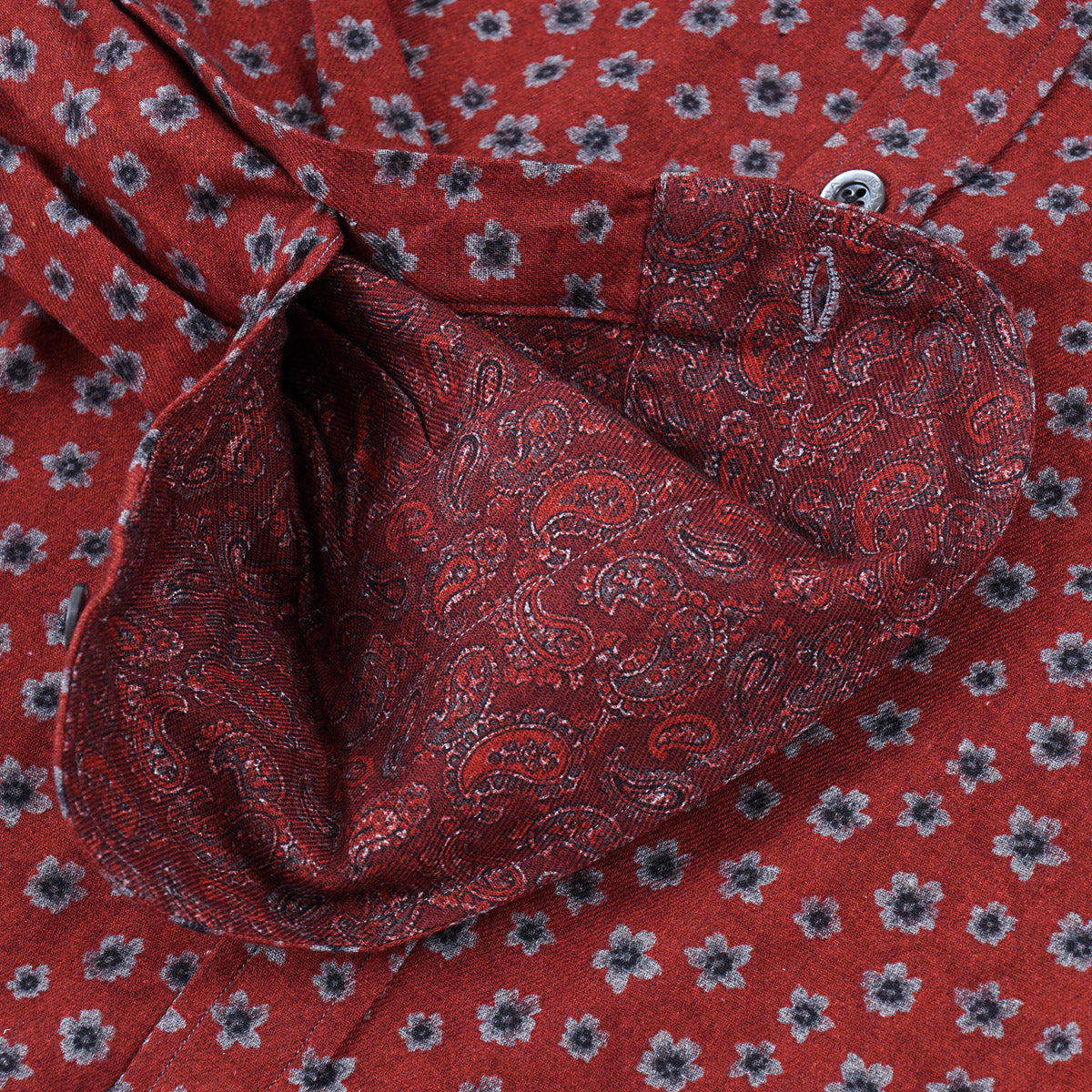Isaia Soft Twill Cotton Shirt