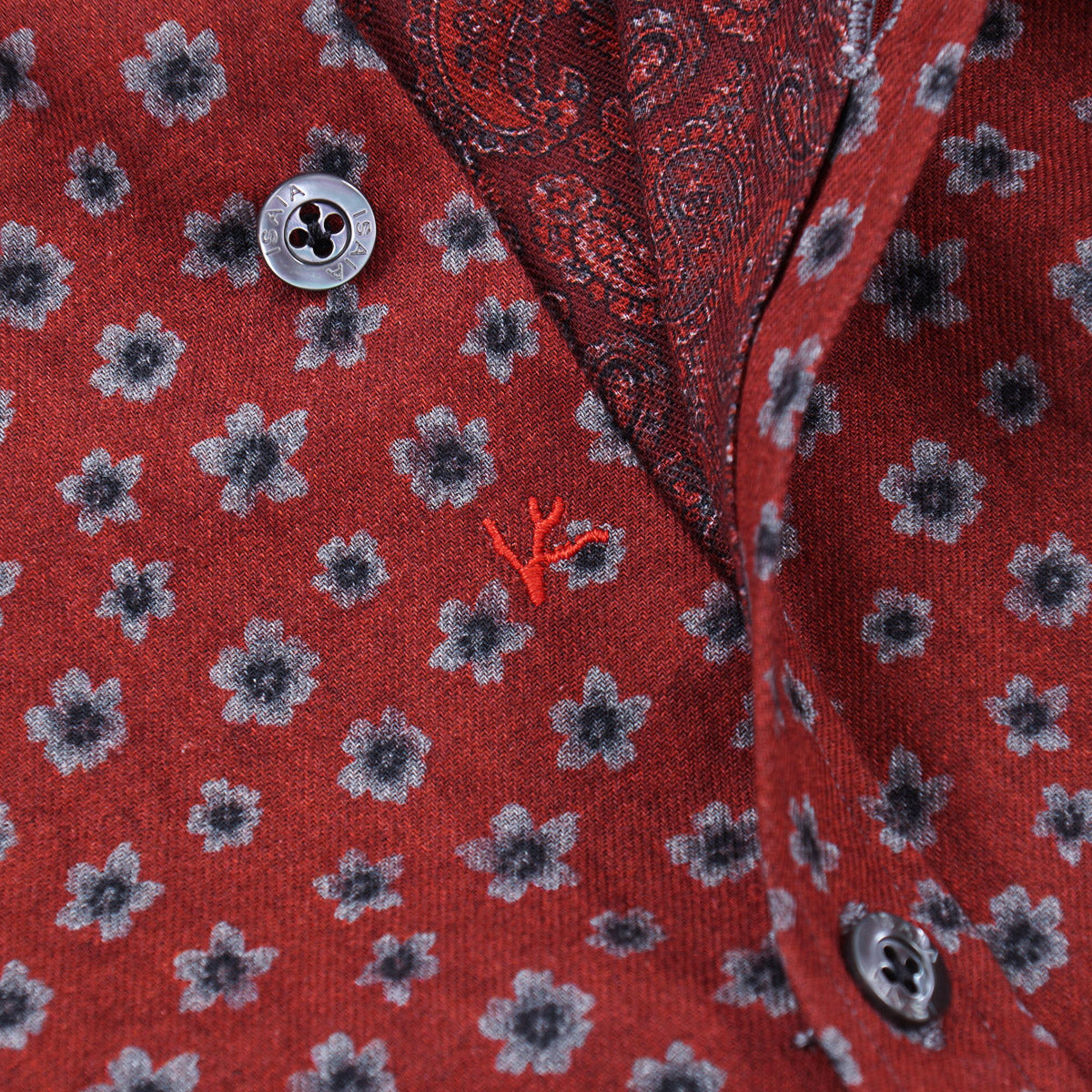 Isaia Soft Twill Cotton Shirt
