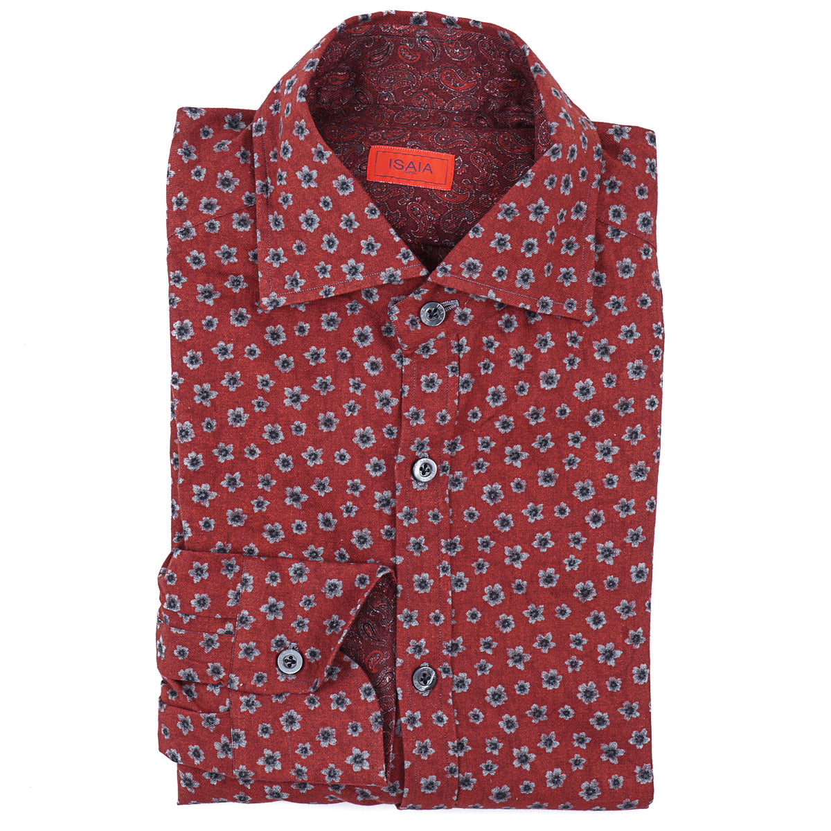 Isaia Soft Twill Cotton Shirt