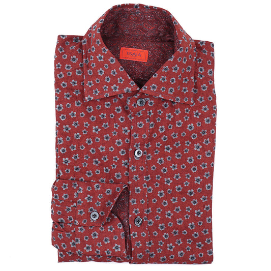Isaia Soft Twill Cotton Shirt