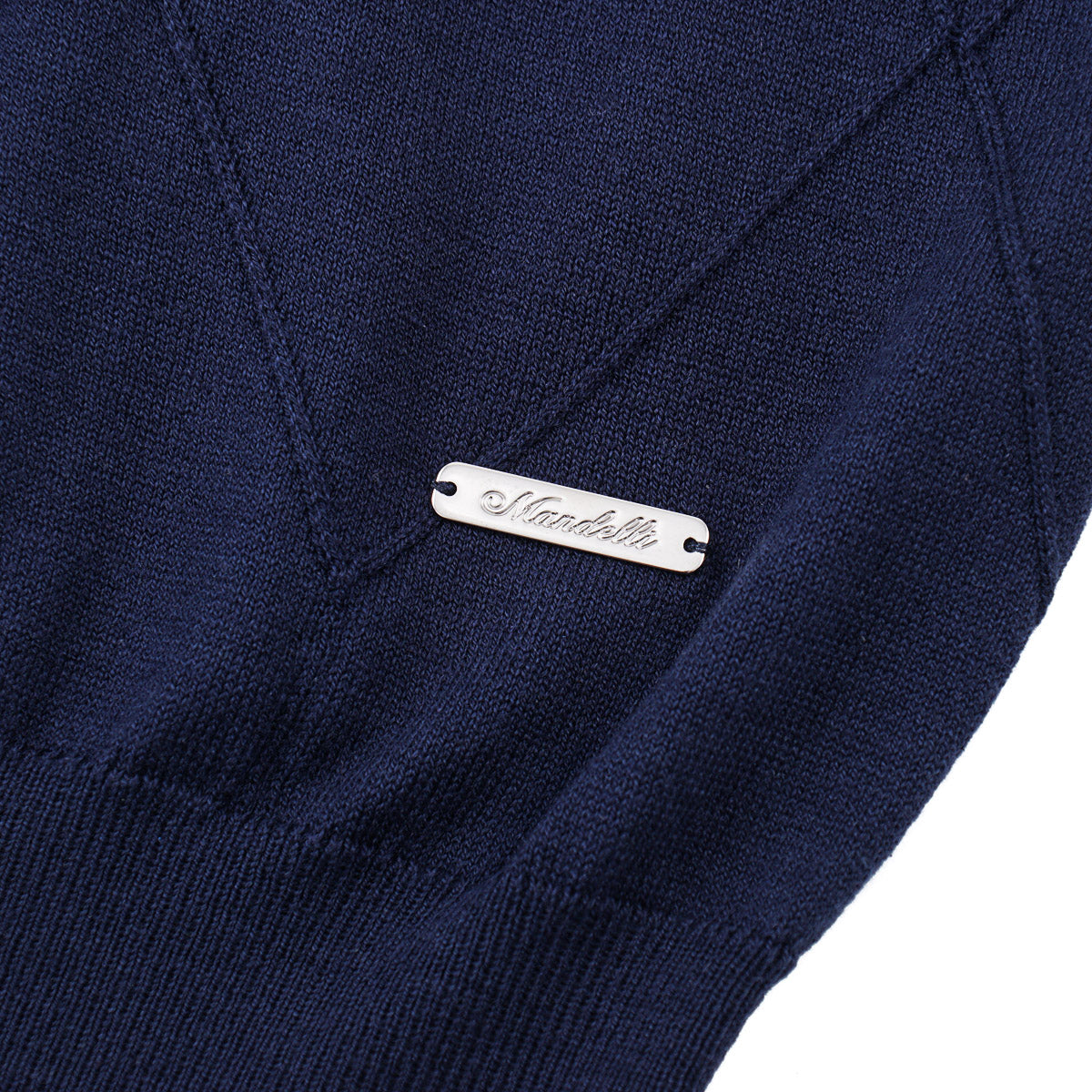 Mandelli Silk-Cotton Short Sleeve Sweater
