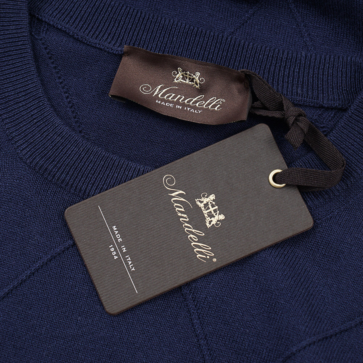 Mandelli Silk-Cotton Short Sleeve Sweater