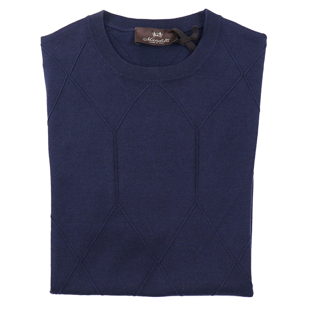 Mandelli Silk-Cotton Short Sleeve Sweater
