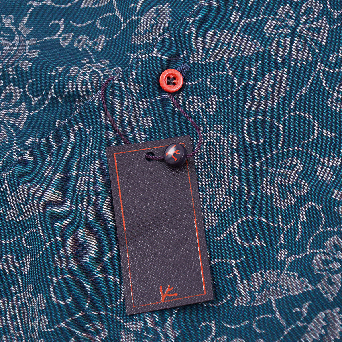 Isaia Printed Shirt with Camp Collar