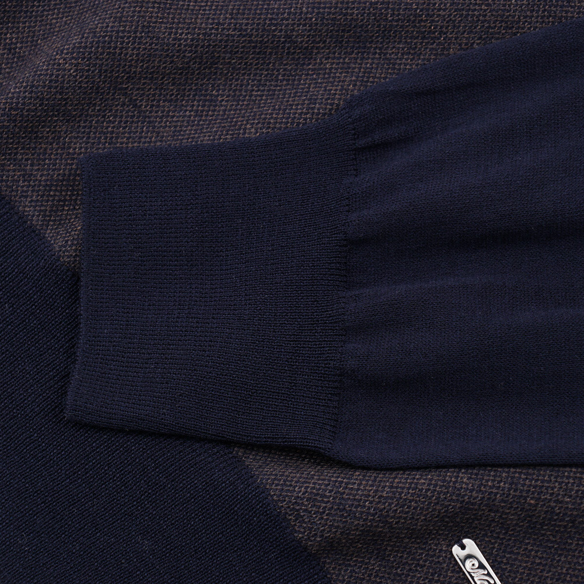 Mandelli Light Merino Wool Polo Sweater