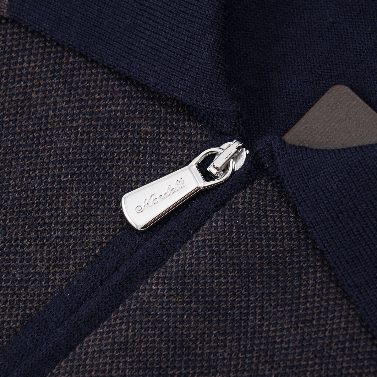 Mandelli Light Merino Wool Polo Sweater