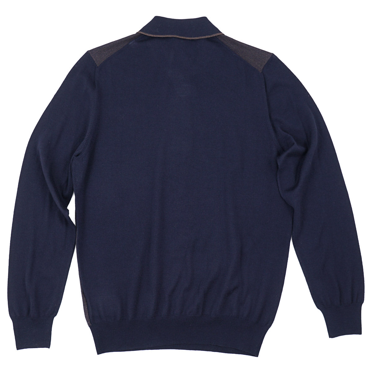 Mandelli Light Merino Wool Polo Sweater