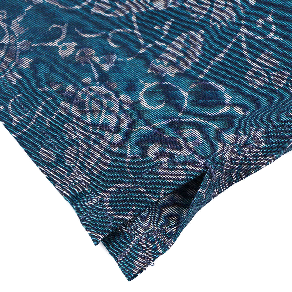 Isaia Printed Shirt with Camp Collar