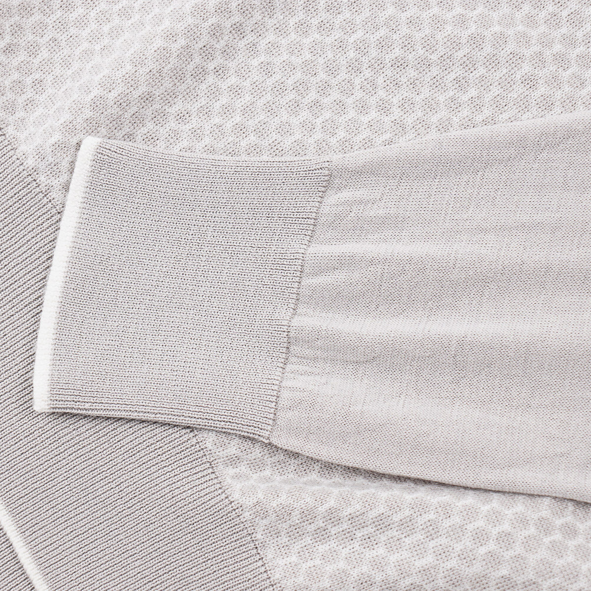 Mandelli Merino Wool-Silk Polo Sweater