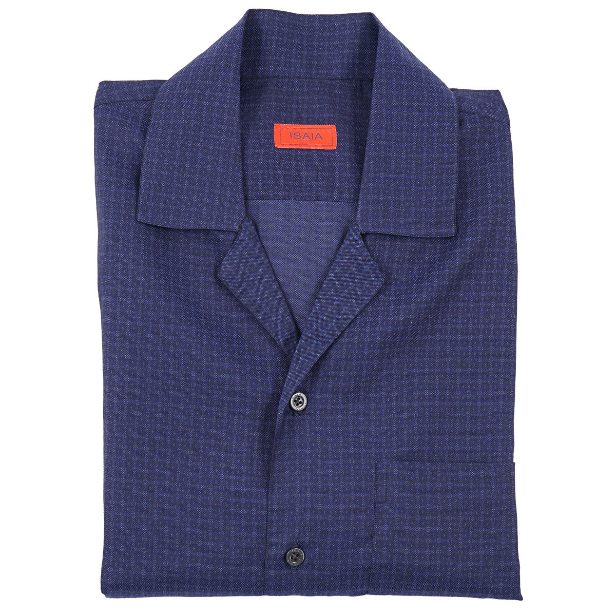 Isaia Lightweight Shirt with Camp Collar