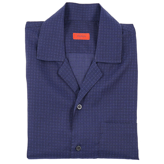 Isaia Lightweight Shirt with Camp Collar