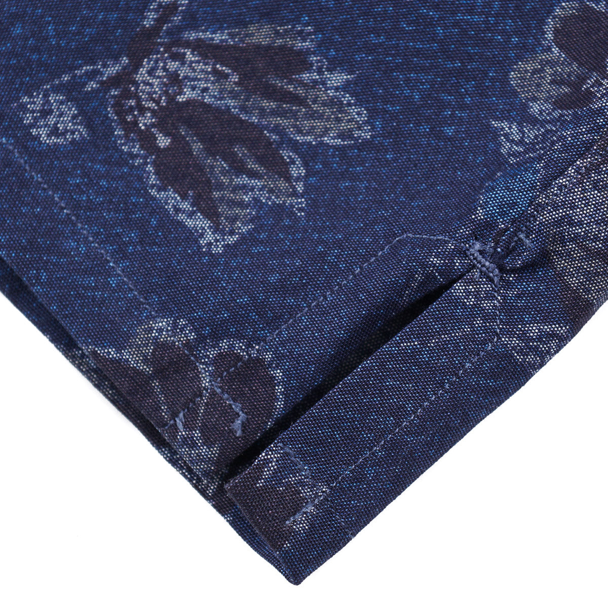 Isaia Printed Shirt with Camp Collar