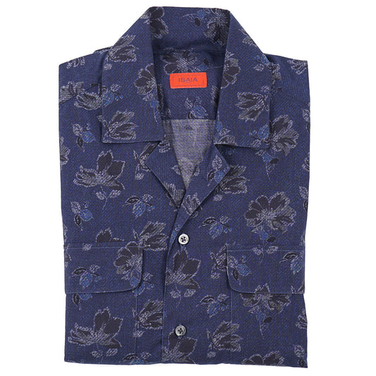 Isaia Printed Shirt with Camp Collar - Top Shelf Apparel