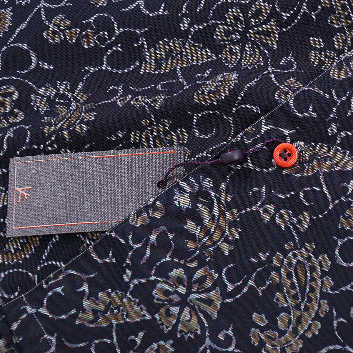 Isaia Printed Shirt with Camp Collar