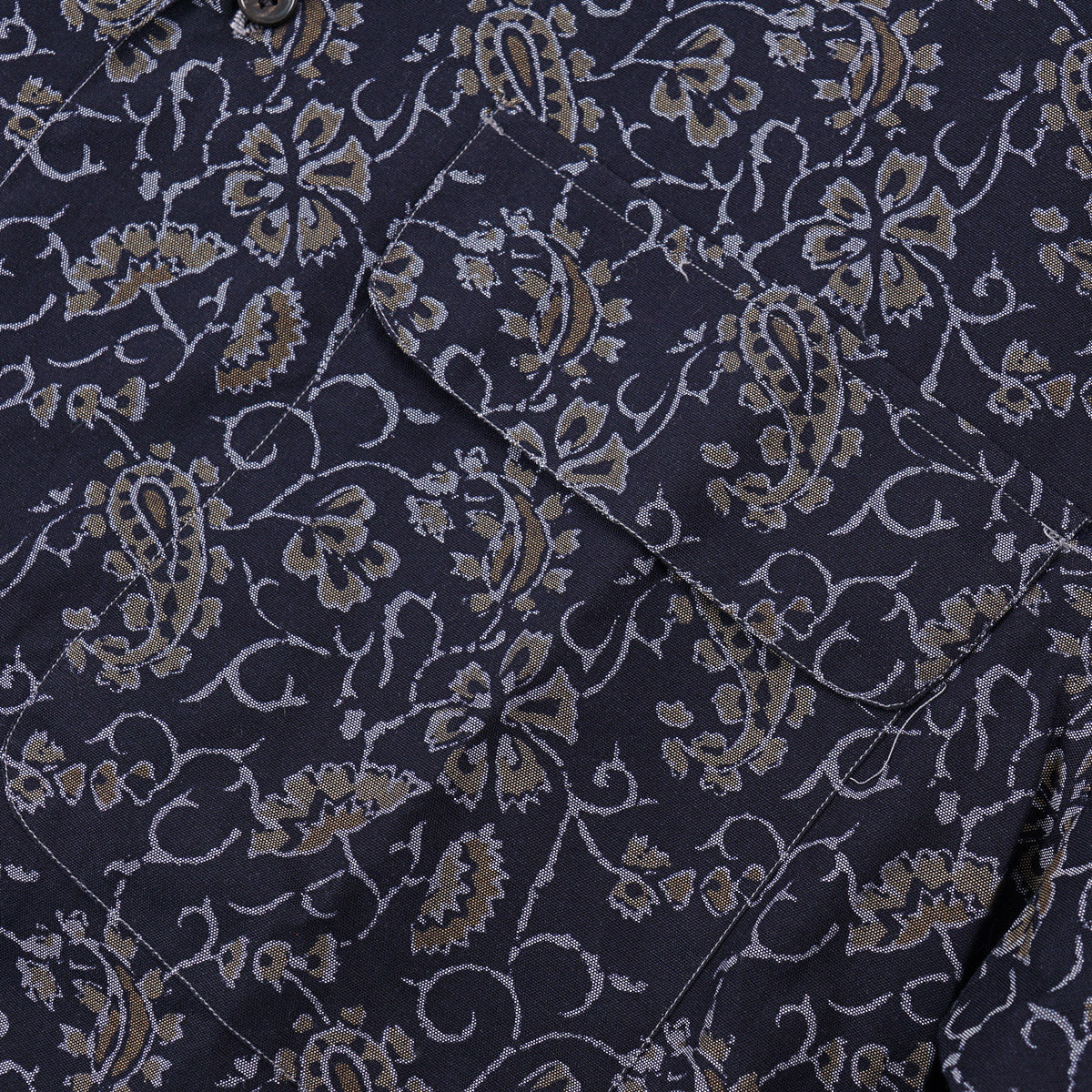 Isaia Printed Shirt with Camp Collar