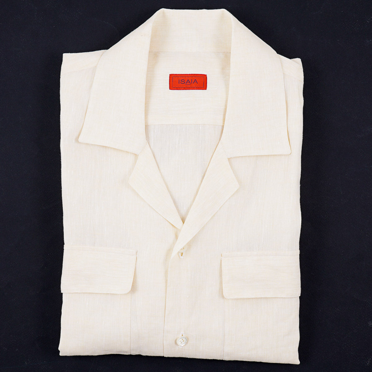 Isaia Relaxed-Fit Linen Sport Shirt
