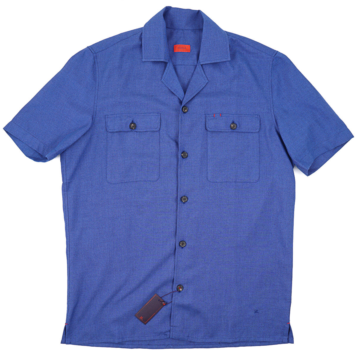 Isaia Silk-Cashmere-Wool Sport Shirt - Top Shelf Apparel