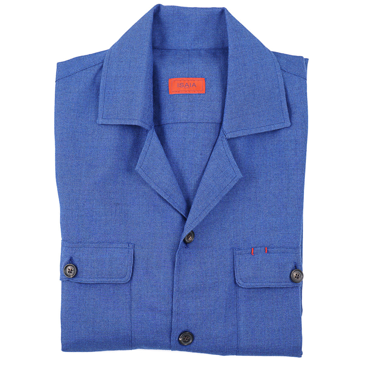 Isaia Silk-Cashmere-Wool Sport Shirt - Top Shelf Apparel