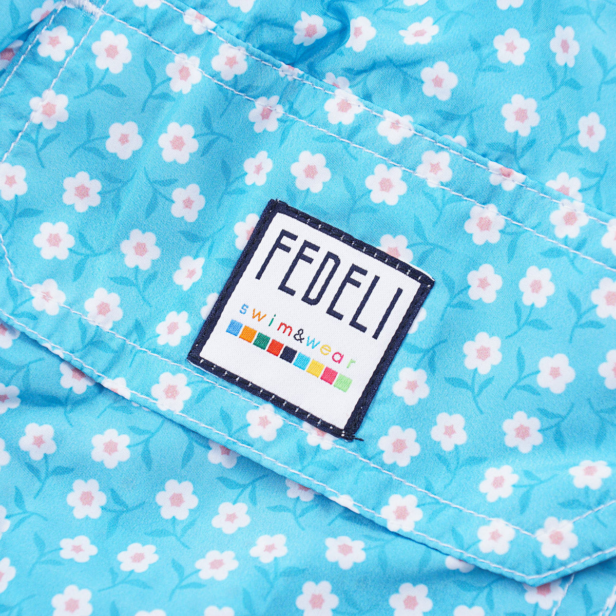 Fedeli 'Madeira' Printed Swim Trunks