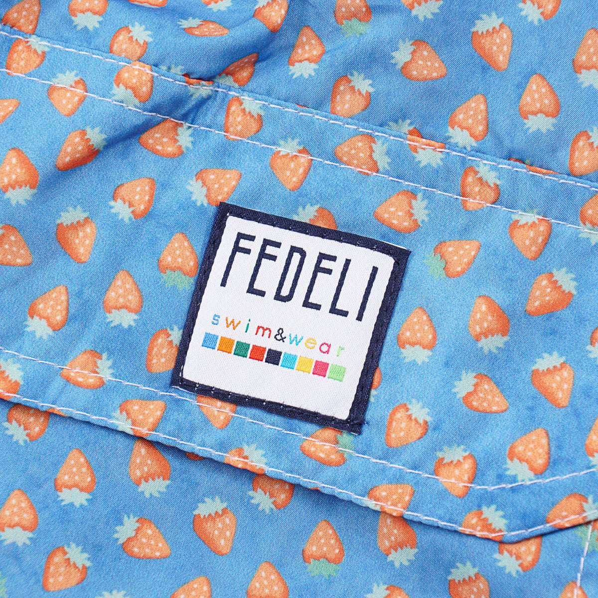 Fedeli 'Madeira' Printed Swim Trunks