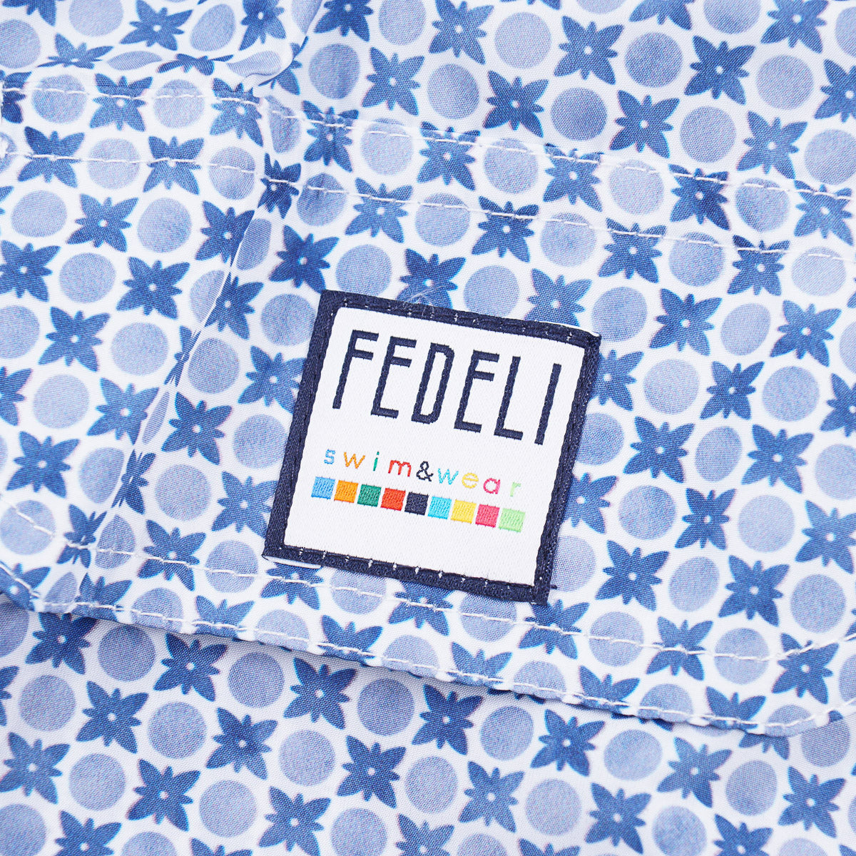 Fedeli 'Madeira' Printed Swim Trunks