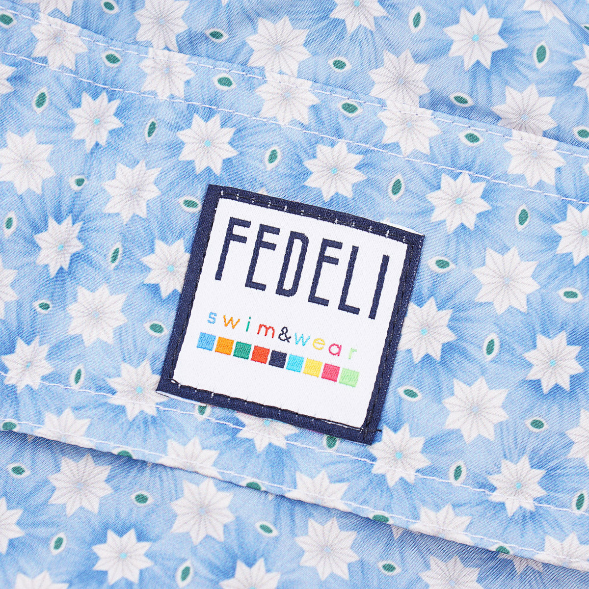 Fedeli 'Madeira' Printed Swim Trunks