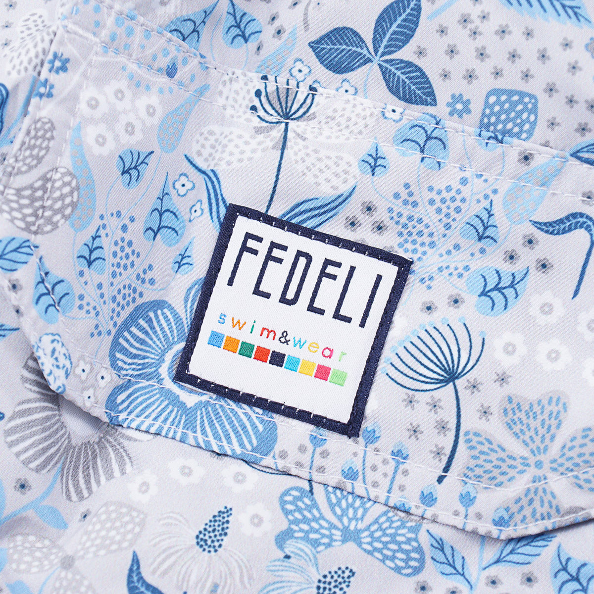 Fedeli 'Madeira' Printed Swim Trunks