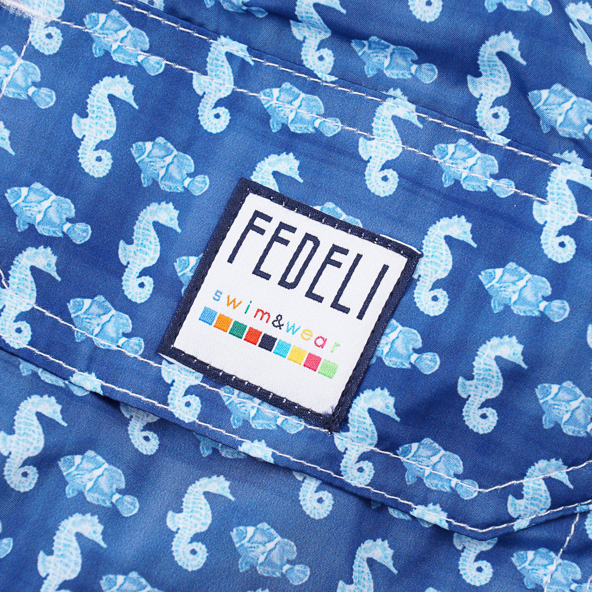 Fedeli 'Madeira' Printed Swim Trunks