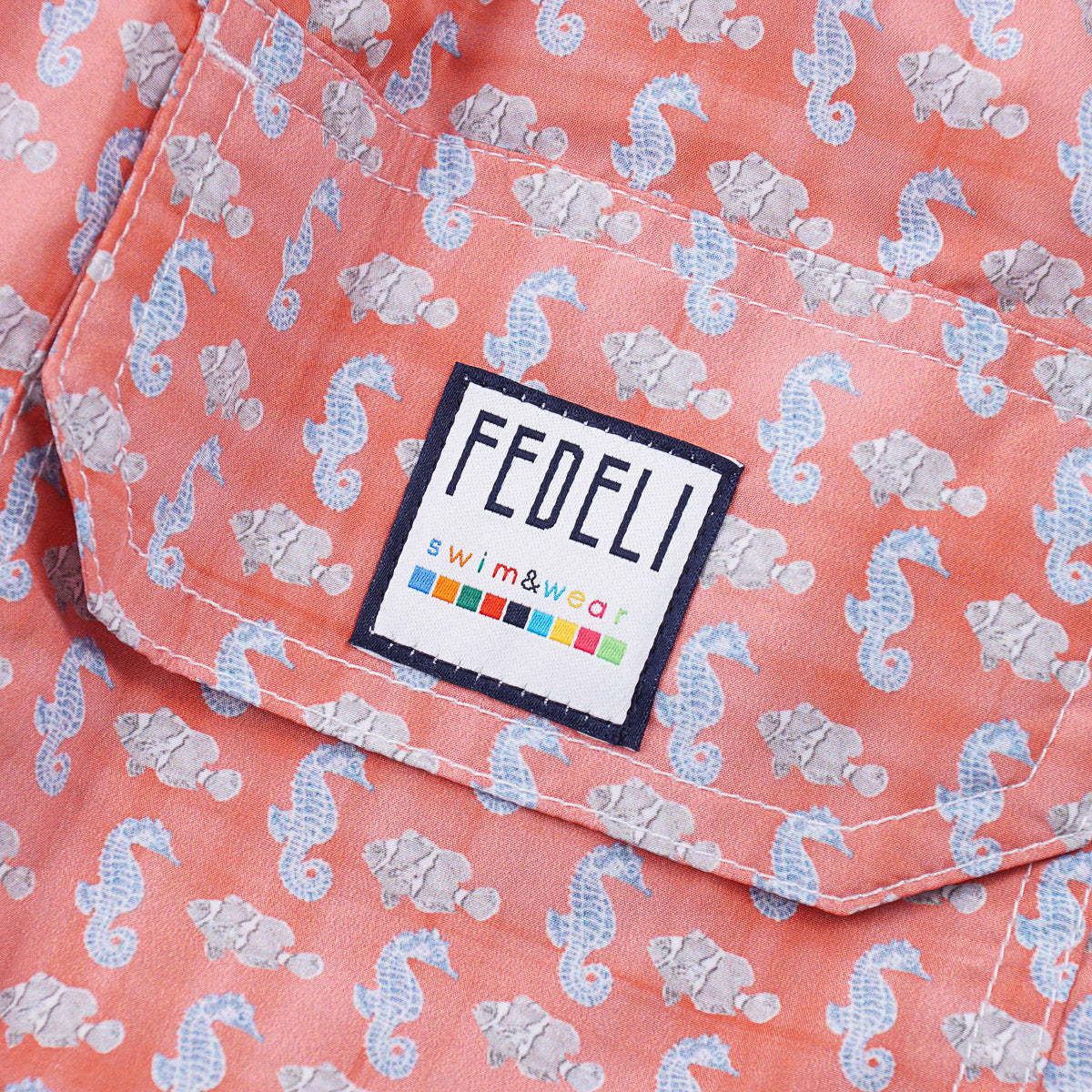 Fedeli 'Madeira' Printed Swim Trunks