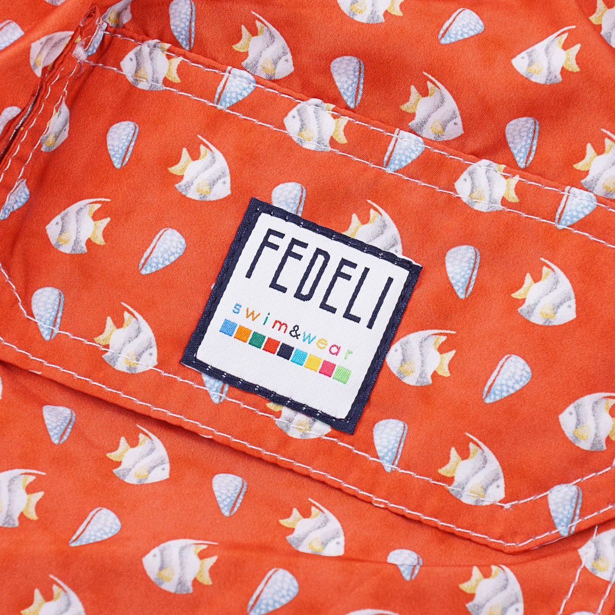 Fedeli 'Madeira' Printed Swim Trunks