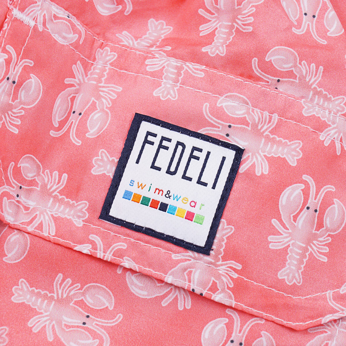 Fedeli 'Madeira' Printed Swim Trunks