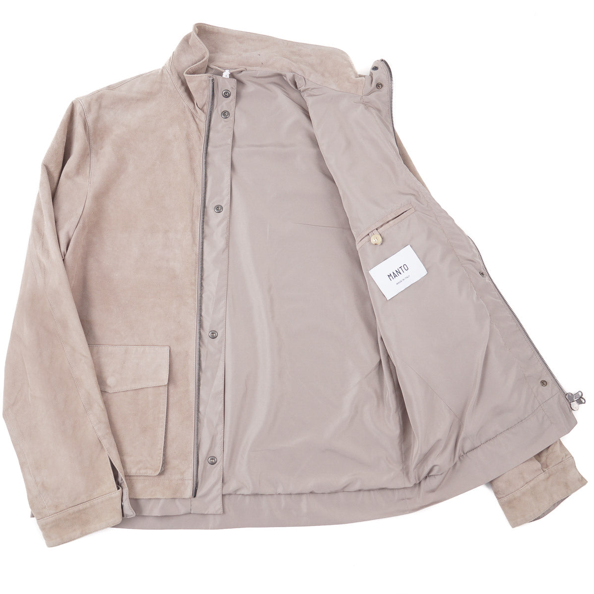 Manto Lightweight Lambskin Suede Jacket - Top Shelf Apparel